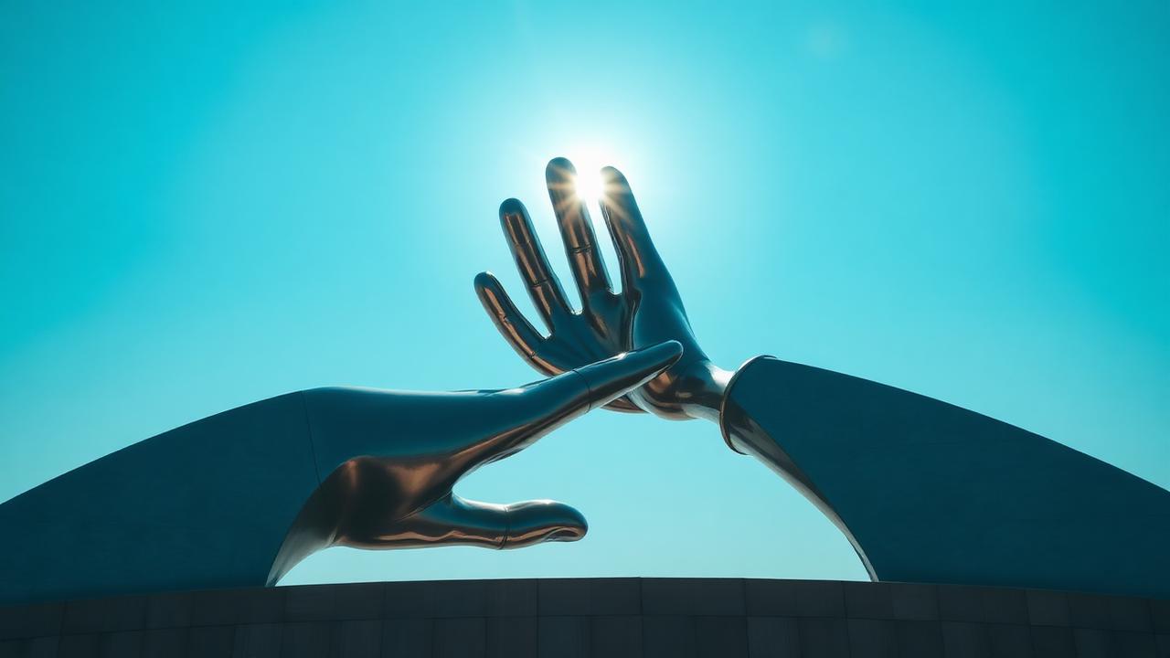 Open Hand Monument — Desi Zeera jeera soda delivery in Chandigarh